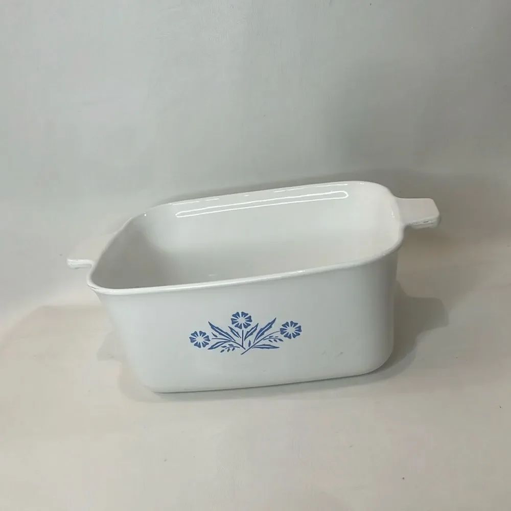 Corning Ware‎ Blue Cornflower 1 1/2 Quart Casserole Dish P 4 B White Blue Floral